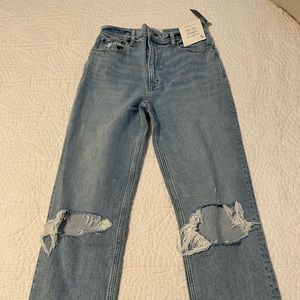 90s straight high rise jeans! Brand new with tags!